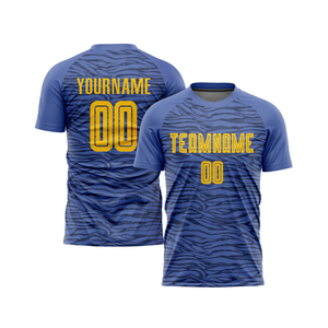 Maillot de foot personnalisé pour joueur, vêtement de sport léger, respirant et à séchage rapide pour l'entraînement en équipe et les matchs de compétition - Product Image 1