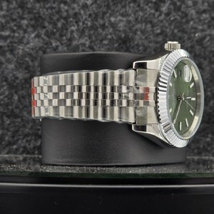 Montre-bracelet mécanique automatique de créateur pour homme, 41 mm, bracelet en acier inoxydable, cadran en verre saphir 16 mm, usage décontracté et professionnel, aiguilles - Product Image 3