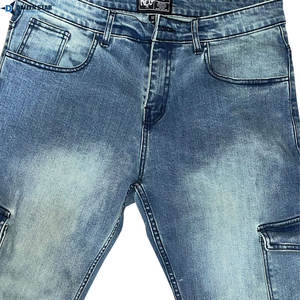 กางเกงยีนส์ขาสั้นลำลองผู้ชาย สีซีด ทรงกลาง เอวกลาง ปักลาย ระบายอากาศได้ดี สไตล์สตรีทแวร์ สำหรับฤดูร้อนและฤดูใบไม้ผลิ - Product Image 4