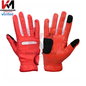 Guantes de Equitación de Cuero Sintético Duradero con Palma Reforzada para Entrenamiento - Product Image 3