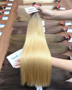 Cabello humano a granel de muy alta calidad, las mejores extensiones de cabello, hermosas, muy brillantes y suaves, fáciles de aplicar, lisas y naturales. - Product Image 1
