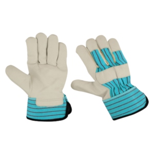 Guantes de Seguridad de Cuero Vacuno con Textura, Resistentes al Calor, Antideslizantes, Cómodos y Suaves para Trabajos de Construcción y Protección de Manos - Product Image 3