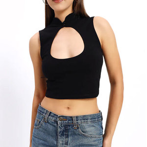 Crop top pour femme personnalisé selon votre propre design, taille plus, crop top pour femme le plus vendu - Product Image 1