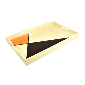 Wholesale Luxury Design Vietnam Rectangle Serving Tray for Table Decoration Home and Kitchen Vietnam Handicraft - Product Image 2