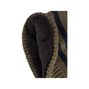 Chapeau en laine jacquard personnalisé avec logo, couleur unie, automne-hiver, haute qualité, pour homme et femme, bonnet chaud à revers pour unisexe - Product Image 3