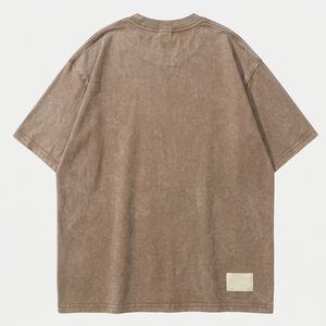 Camiseta Oversize de Algodón Embrace The Unknown para Hombre, Casual, Manga Corta, Estampado Gráfico, Cuello Redondo, Ajuste Jersey - Product Image 2