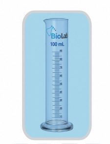Cilindro graduado con base redonda, clase B, de 5 ml a 2000 ml, conforme a la norma DIN EN ISO 4788 Eichordnung - Product Image 3