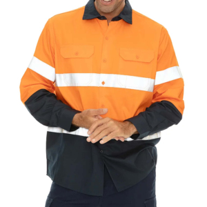 High Visibility Reflective Safety Customized Streetwear Logo 100% Cotton High Street 200g Fabric <b>Running</b> Tape T-shirt Men Made - Product Image 6