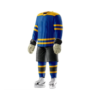 Uniformes de Hockey sobre Hielo Sublimados al por Mayor, 100% Poliéster, Tejido de Doble Capa, a la Moda, para Unisex - Product Image 3