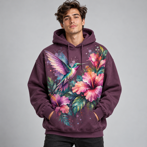 Sweat à capuche surdimensionné pour homme, impression graphique personnalisée, streetwear haut de gamme, fournisseur OEM, sweats à capuche pour homme personnalisés - Product Image 4
