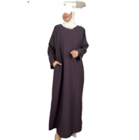 Robe de prière musulmane vintage en soie pour femme, respirante, Abaya longue couvrante, printemps-automne, toutes saisons, vente chaude