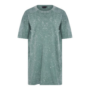 Camiseta de Verano para Mujer, Lavado Ácido, 180GSM, Algodón Transpirable, Ecológica, Estilo Vintage, Informal, Personalizable, Marca Privada OEM - Product Image 5