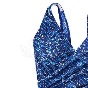 Women's One-Piece Swimsuit 5-Piece <b>Set</b> Eco-Friendly Polyester/Nylon Quick Dry Anti-Bacterial Customizable V-<b>Strings</b> OEM Service - Product Image 3