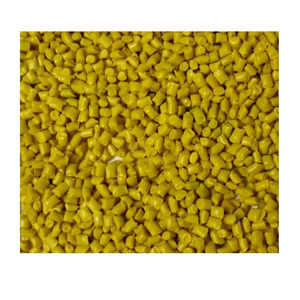 Yellow PP <b>Plastic</b> Granules for Injection Molding and Industrial Manufacturing Applications - Product Image 1