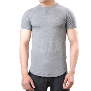 T-shirts pour hommes en gros, logo couleur, haute qualité, respirants, manches courtes, t-shirts en polyester pour hommes, pas chers - Product Image 5