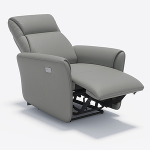 Brown Fabric <b>Recliner</b> Chair Adjustable Power <b>Recliner</b> Armchair Single Seat Lounge Chair for Elderly Home Use - Product Image 4