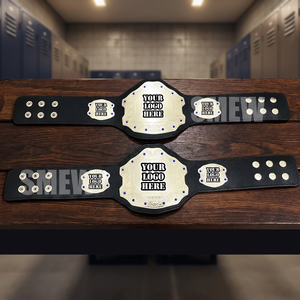 Cinturones de campeonato juvenil altamente personalizables para MMA Boxeo Grappling Taekwondo Karate Aikido Jiu-Jitsu Correa de cuero duradera - Product Image 2