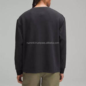 เสื้อสเวตเชิ้ตผ้าฝ้ายแท้ 100% สไตล์ลำลองสำหรับผู้ชายและผู้หญิง เนื้อผ้านุ่มสบาย ดีไซน์คอเสื้อพิเศษ คุณภาพสูง สำหรับฤดูใบไม้ร่วง/ฤดูหนาว - Product Image 5