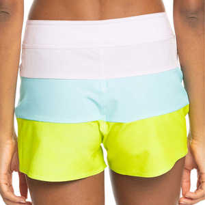 Shorts de sport respirants et écologiques pour femmes, couleur néon, taille élastique, pour la course à pied, la gym, vêtements de sport d'été - Product Image 2