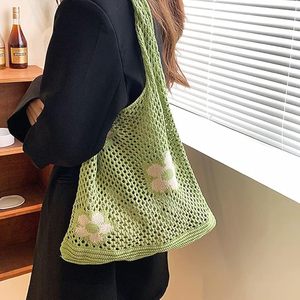 Bolso Tote de Ganchillo Hecho a Mano para Mujer, Elegante Bolso de Hombro Tejido para Compras, Viajes y Uso Diario - Product Image 4