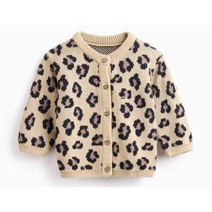 Cárdigan de otoño para bebés, niños y niñas, con botones, informal, ecológico, transpirable, de punto jacquard, venta al por mayor, personalizado - Product Image 4