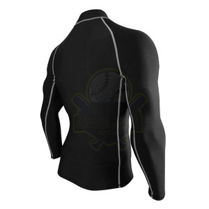 Camiseta Deportiva de Compresión de Manga Larga para Hombre, Impresión por Transferencia de Calor, Ecológica, Transpirable, de Secado Rápido, Spandex y Poliéster - Product Image 2