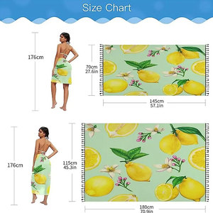 New Arrival Printed Women's <b>Sarong</b> Beach Swimsuit Cover up Custom Logo Sublimation Swimwear Women <b>Sarong</b> In Low MOQ - Product Image 6
