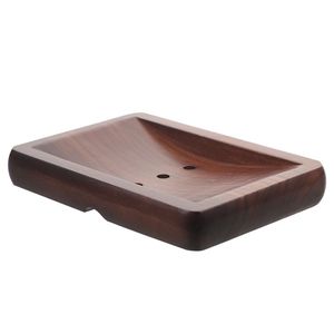 Wooden Soap Holders Bathroom Dish Natural Holder Square Dishes for Home Non-Slip Soap Saver for Bar Used Acacia Wood - Product Image 4