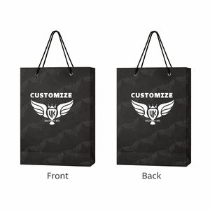 Bolsas de Regalo de Papel Impresas Personalizadas con Asas de Cuerda, Bolsas de Compras de Lujo para Minoristas y Promociones, Venta al Por Mayor - Product Image 2