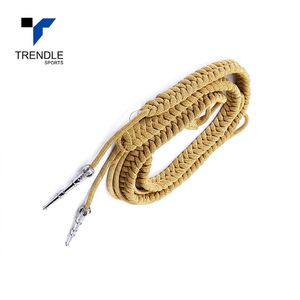 เชือกถักคุณภาพสูงสีเขียวมะกอกพร้อมปลายโลหะสำหรับใช้ในพิธีการ - Product Image 3