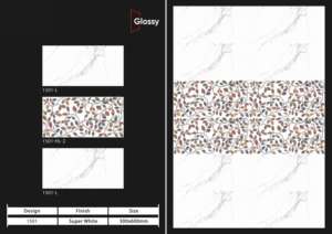 Azulejos de Porcelana con Acabado Brillante de Grado Arquitectónico, Formato Ancho de 300X600MM, Superficie Ideal para Interiores Modernos y Brillantes que Requieren Resistencia - Product Image 2