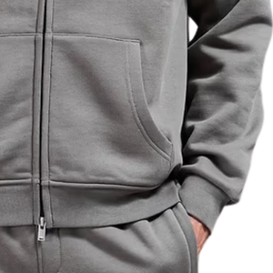 Sudadera con Capucha Ligera de Corte Holgado para Hombre, Sudadera Informal con Capucha y Cierre Completo, Manga Larga con Bolsillos Delanteros, Ropa Personalizada - Product Image 6