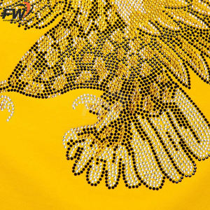 Camiseta Extra Grande Personalizada de 240 g/m², 100 % Algodón, Unisex, para Hombre, con Pedrería, Diseño Estampado, Antiarrugas, Manga Corta - Product Image 6