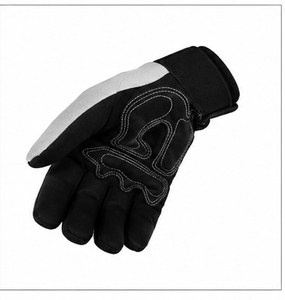 Gants de mécanicien flexibles et durables, antidérapants, résistants à la chaleur, respirants, avec poignets renforcés en nylon/cuir pour les tâches d'atelier - Product Image 3