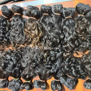 ผมอินเดียแท้ 100% แบบมัดเป็นช่อ ไม่ผ่านการแปรรูป แบบลอนธรรมชาติ สำหรับขายส่ง - Product Image 2