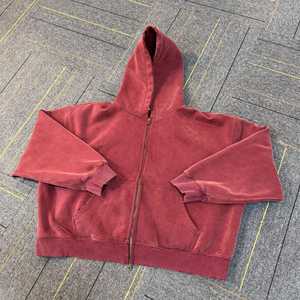 Sudaderas con Capucha Extra Grandes de Alta Calidad al por Mayor, con Logotipo Personalizado, Sudaderas Gruesas de Felpa para Hombre, Corte Holgado - Product Image 3