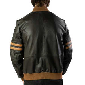 Chaqueta de Invierno Leathertex Bomber Ltx para Hombre, de Piel de Oveja, Impermeable, Cortavientos, de Secado Rápido, con Estampado Animal, Manga Corta - Product Image 3