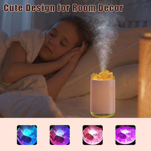 Lámpara de Sal del Himalaya con LED, Lámpara de Noche de Sal Natural, Lámpara de Lava de Mesa con Enchufe USB, Decoración para el Hogar y el Dormitorio, Ideal para Meditación - Product Image 4