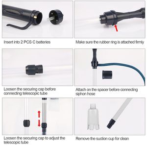 Aspiratore per ghiaia a batteria per acquari - Accessorio premium per proprietari di acquari - Product Image 6