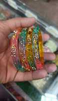 Ensemble de bracelets en acrylique à motifs floraux colorés, plaqués or, bijoux ethniques pour femmes, accessoires de mode, bracelet, tailles personnalisées