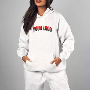 Sudadera de Doble Capa de Alta Calidad, Sudadera con Estampado Puff, Felpa de Algodón, Conjunto Deportivo, Sudadera con Relieve para Mujer - Product Image 1