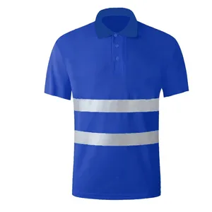 Camiseta Polo de Seguridad de Poliéster con Diseño Personalizado, Alta Visibilidad, Impermeable, Resistente al Viento, de Secado Rápido, Transpirable y Reflectante - Product Image 5