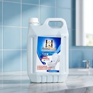 Nettoyant WC liquide écologique de qualité supérieure, solution de nettoyage puissante pour les cuvettes de toilettes, les surfaces de salle de bain et les taches. - Product Image 4