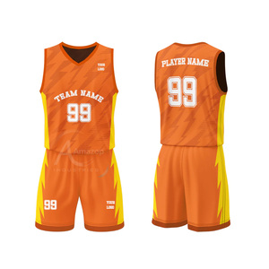Conjunto de Uniforme de Baloncesto Personalizado, Malla de Poliéster que Absorbe la Humedad, 150 GSM, Camiseta y Pantalones Cortos para Juego, Ropa Deportiva de Equipo, Amazop Industries - Product Image 2