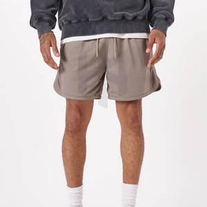 Pantalones Cortos de Malla OEM Personalizados de Color Liso para Hombre, Novedad en Pantalones Cortos de Malla para Adulto - Product Image 4