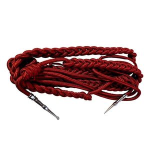 OEM Wholesale Custom Eco-friendly Ceremonial Dress <b>Lanyards</b> Brass Metal Tips Yellow Aiguillettes Uniform Cords Made Cotton for - Product Image 4