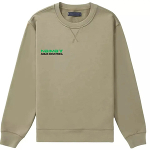 Sudadera de Cuello Redondo con Costuras Dobles para Hombre, Ropa de Trabajo Resistente, Prenda Exterior de Forro Polar Grueso - Product Image 3