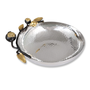 Top Quality Leafy Design Fruit Salad Serving <b>Bowls</b> For Dinner Table Top Kitchenware Catering Usage Aluminum <b>Metal</b> <b>Bowl</b> - Product Image 6