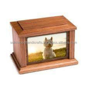 Cadre photo pour animaux de compagnie, urnes en bois, urnes commémoratives de crémation faites à la main, de haute qualité - Product Image 4