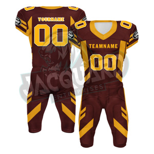 Uniforme de fútbol americano de alta calidad, etiqueta personalizada, precio razonable, 100% poliéster, hecho en Pakistán. - Product Image 2